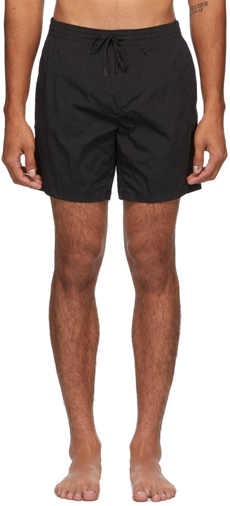 men replica fendi shorts 4x|Fendi Water Reactive Swim Shorts Black Men's .